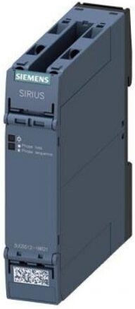 Phase Sequence Control Relay Asymmetry Loss 3p 160-690v Ac 15-70hz 2co Screw Terminals Sirius Sil 1 3ug5512-1br21