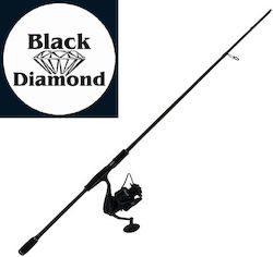 Black Diamond Καλάμι Ψαρέματος 2.4m με Μηχανισμό Black Diamond Καλάμι Ψαρέματος 2.4m με Μηχανισμό