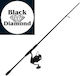 Black Diamond Καλάμι Ψαρέματος για Light Spinning / Spinning 2.4m με Μηχανισμό 8-32gr