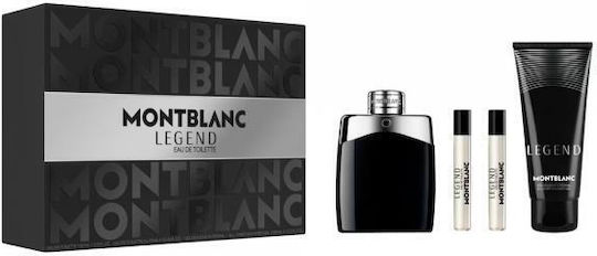 MontBlanc Set Legend cu Eau de Toilette 4 bucăți