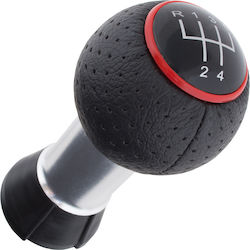 Audi A4 B6 00-04 5-speed Black + Red Ring Gear Shift Knob
