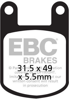 Ebc Brake Pads Fa050 Set 1 Disc