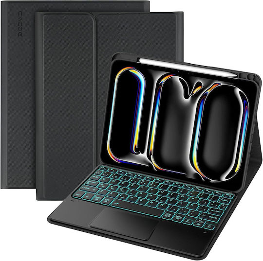Калъф Клавиатура iPad Pro 11 M4 2024 Cacoe Qwerty Touchpad