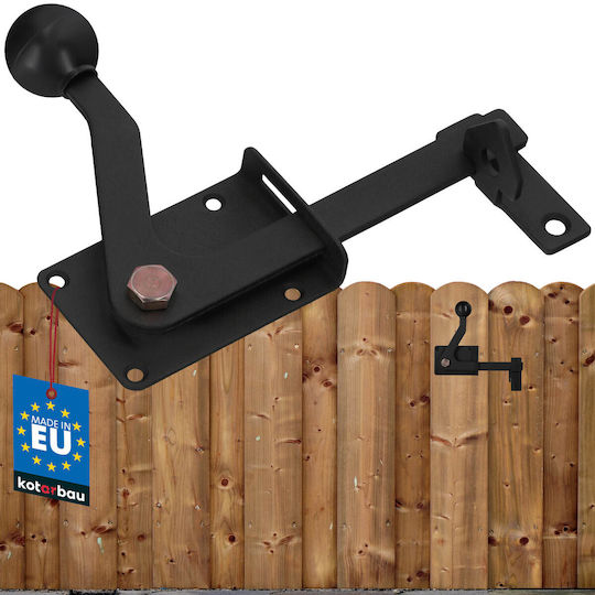Gate Latch Lock Gate Door Block Black 150 Mm