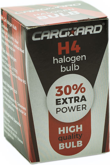 Bec Auto Halogen H4 12v 55/60w +30% Luminozitate Fază Scăzută Fază Înaltă Faruri