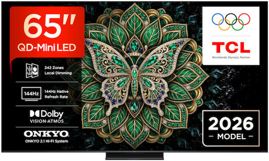 TCL Smart TV 65" 4K UHD QD-Mini LED C6K Pro HDR (2026) 65C6K Pro