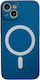 Magsafe Case Apple Iphone 14 Pro Max Silicone Camera Protection Magnetic Wireless Charging Flippy Blue