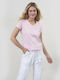 Cabou Women's Sports T-shirt Pink 1156560035-Pink