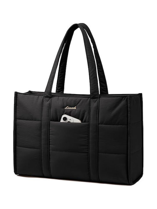 Γυναικεία Τσάντα Shopper Ώμου Μαύρη