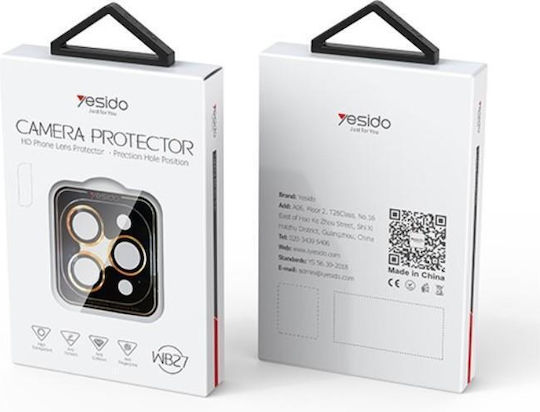 Yesido Lens Protector Wb27 Iphone 16e Silver Srebrny