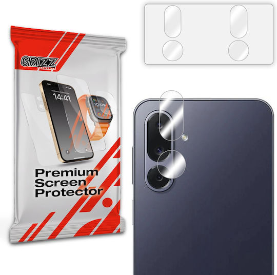 Set 2 Grizzglass Hybridglass Camera Lens Protectors Compatible Samsung Galaxy M36 Transparent