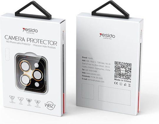 Yesido Yesido Lens Protector Wb27 Iphone 14 14 Plus Silver Srebrny