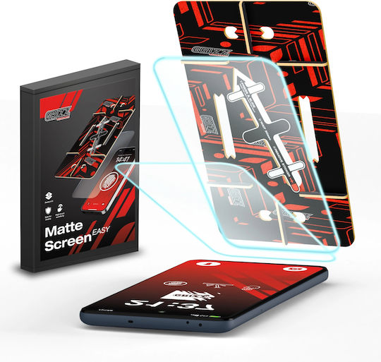 Set 2 Grizzglass Secretglass Easy Privacy Tempered Glass Screen Protectors Installation Kit Included Compatible Samsung Galaxy M35 Black