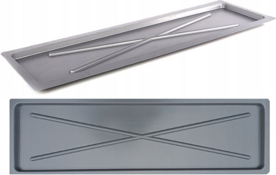 Altom Επιφάνεια Στεγνώματος Πλαστικό Ασημί 75x25cm