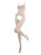 Trasparenze Sexy Bodystockings Gittermuster Weiß