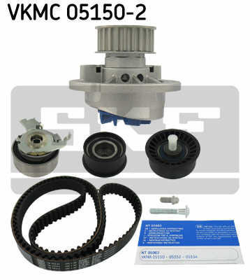 Skf Vkmc 05150-2 Water Pump Timing Belt Set