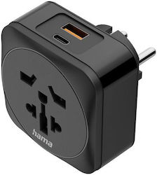 HAMA 00223460 Steckdosenadapter von Universal auf Griechenland