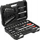Yato 41 Stück Ratschen- und Steckschlüssel-Set 1/2" 1/4"