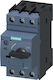 Siemens Motor Circuit Breaker S0 Class 10 Trip Unit A 2.8...4 A Trip Unit N 52 A Screw Connection Standard 3rv2021-1ea10