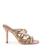 Leather Sandals Rose Gold