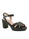 Damen Sandalen Aus Leder Anatomisch Schwarz