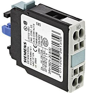 Siemens Auxiliary Contact 0z 1r Front Mounting S0-s3 3rh1921-2ca01