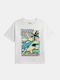Kids Top Short-sleeved White