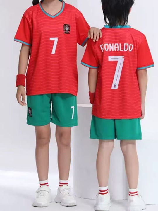 King Kids Football Set Ronaldo 2026 Portugal National Team Home