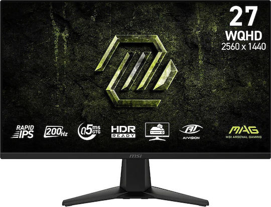 MSI MAG 275QF E20 IPS HDR Gaming Monitor 27" QHD 2560x1440 200Hz with 0.5ms Response Time GTG
