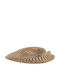 Zaros Decorative Wooden Brown Platter 30x32cm