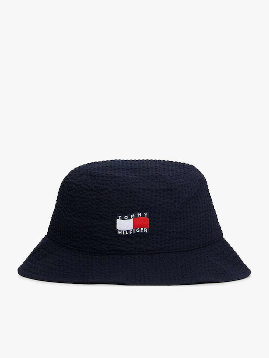 Tommy Hilfiger Kids' Bucket Fabric Hat Flag Navy Blue