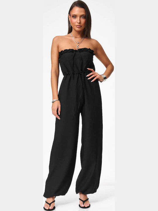 Decoro Damen Jumpsuit Schwarz