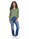 Long Sleeve Women's Shirt Khaki