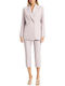 Women's Fabric Trousers Lilac