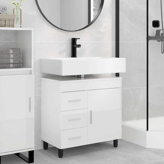 vidaXL Πάγκος χωρίς Νιπτήρα Μ60xΒ35xΥ60cm Λευκό