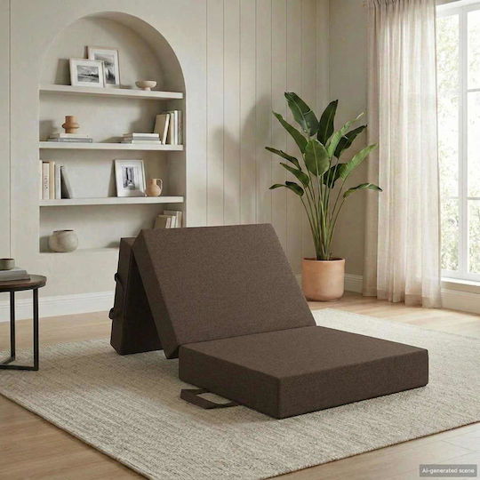vidaXL Față De Pernă Maro 63x90cm
