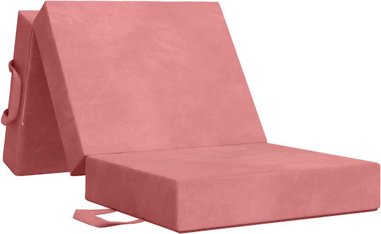 vidaXL Διακοσμητική Μαξιλαροθήκη από Βελούδο Ροζ 45x90εκ.