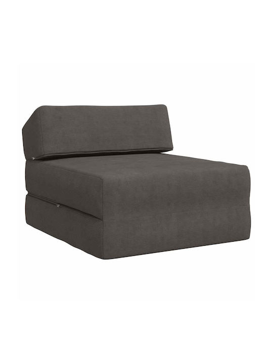 Armchair Bed Dark Gray 60x70x41cm