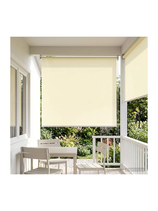 vidaXL Partial Blackout Roller Blinds Beige W10...