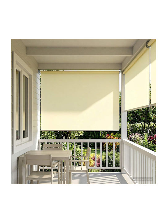 vidaXL Roller Blinds Partial Blackout Beige W12...