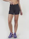 Training Women's Leggings-Shorts High Waist Black