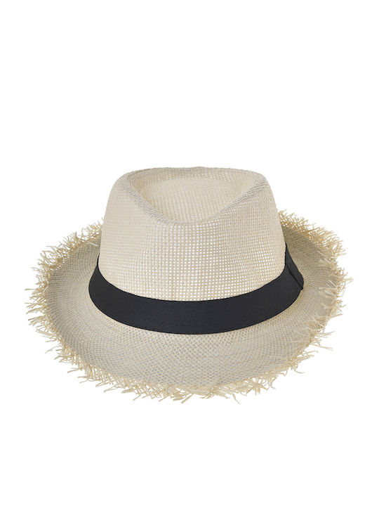 Ble Resort Collection Γυναικείο Ψάθινο Καπέλο Εκρού