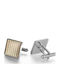 Martin & Co Cufflinks In Silver Colour