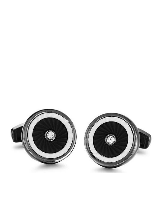 Martin & Co Cufflinks In Silver Colour