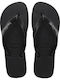 Logo Logo Men's Flip Flops Black