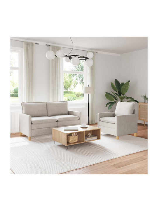 vidaXL Wohnzimmermöbel-Set 2-Sitzer & Sessel