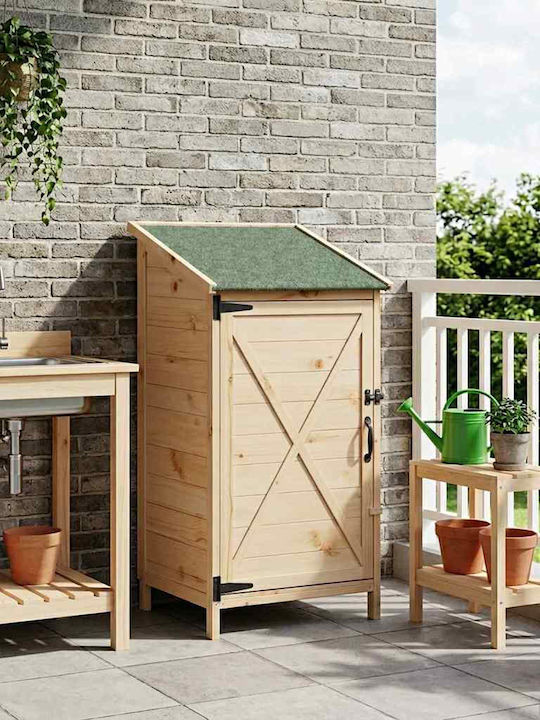 Wooden Garden Shed M0.595xP0.56xH1.135m