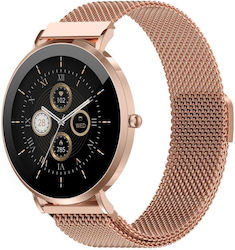 Denver 43mm Smartwatch with Heart Rate Monitor (Rose Gold - Pink) Denver 43mm Smartwatch with Heart Rate Monitor (Rose Gold - Pink)