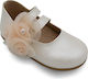 Gorgino Christening Leather Pumps Ecru 2368-Ecr...