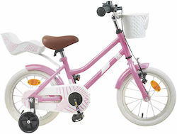 vidaXL 12" Детско Колело BMX Розово